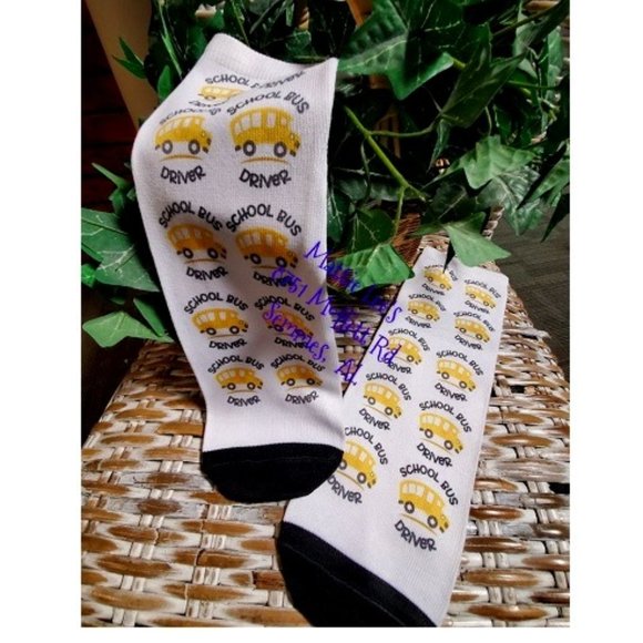 School Bus Driver Ankle Socks - Picture 1 of 4
